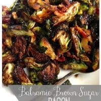 Balsamic Brown Sugar Brussels Sprouts