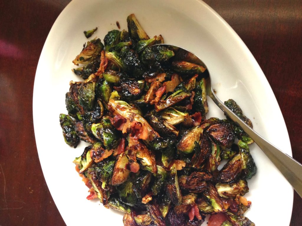 balsamic bacon brussels sprouts