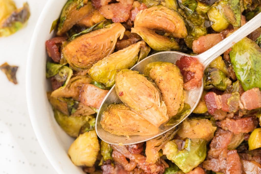 Balsamic Brown Sugar Brussels Sprouts - Sweetpea Lifestyle