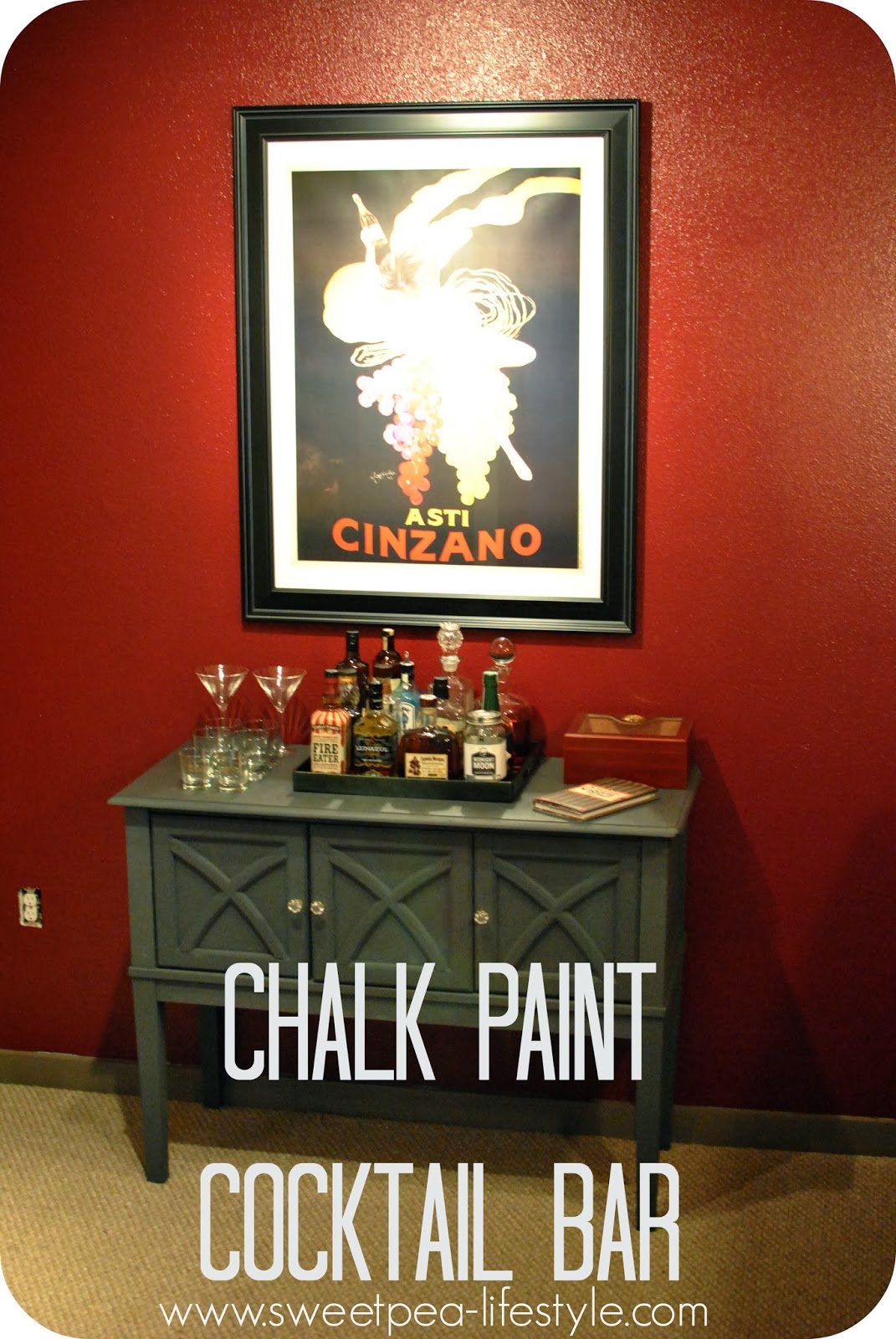 Annie Sloan Chalk Paint Cocktail Bar