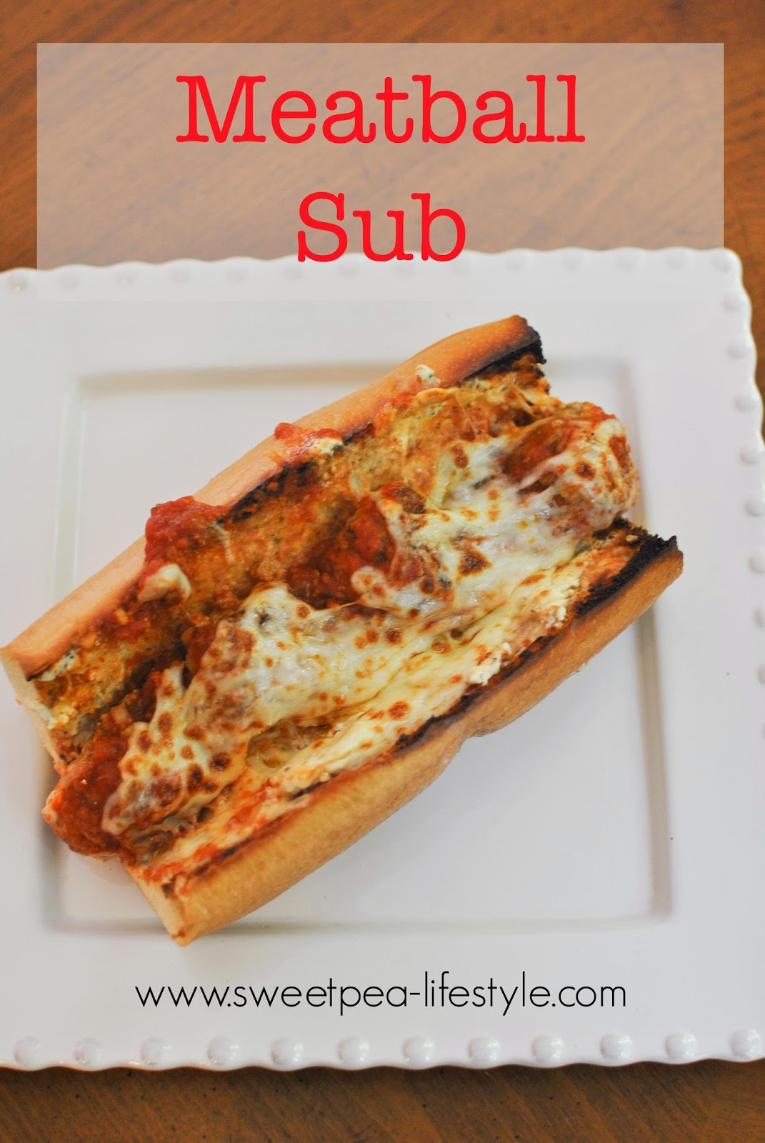 Meatball Submarine Sandwich