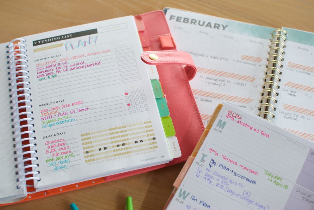 Cultivate good goals with planners and powersheets
