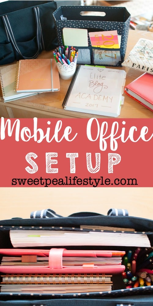 A Simple Mobile Office Setup | by Sweetpea Lifestyle