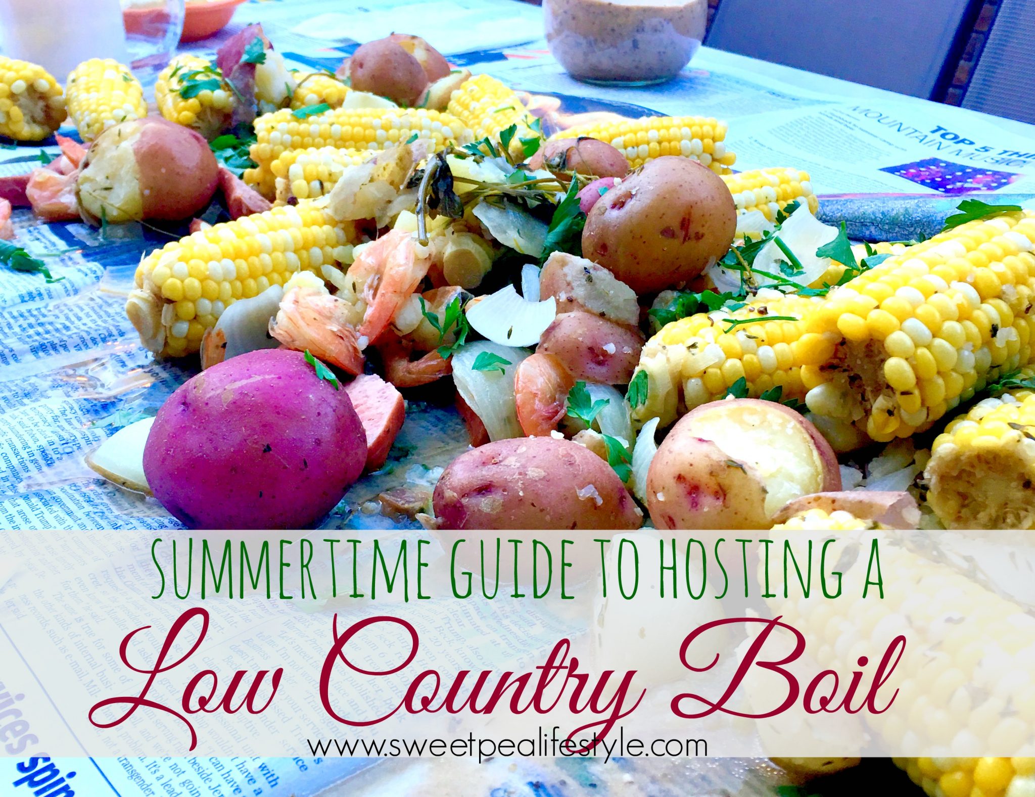 Summertime Guide to Hosting a Low Country Boil