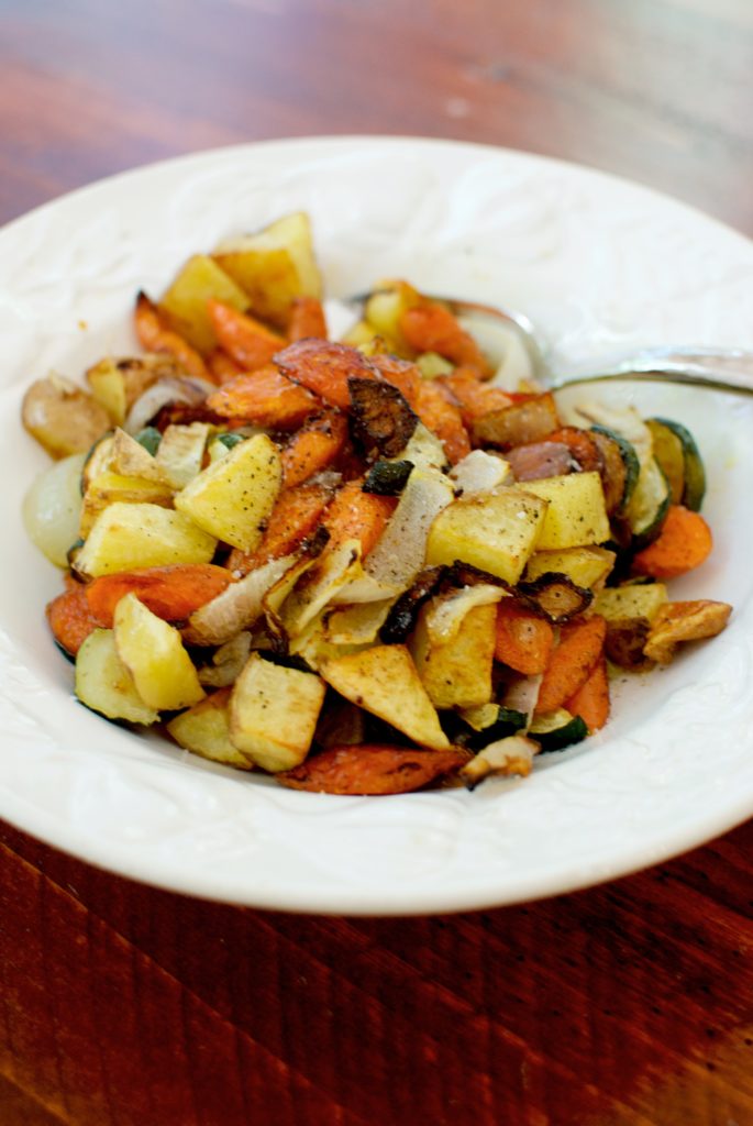 Roast vegetables make the perfect side dish to any meal.
