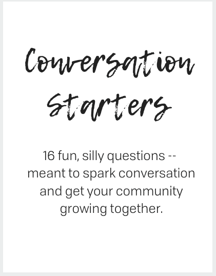 16 of the Best Conversation Starters for any Party! - Sweetpea Lifestyle