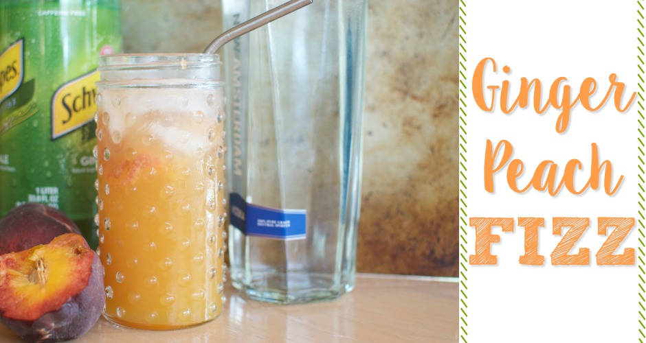 Ginger Peach Fizz | Cocktail Recipe