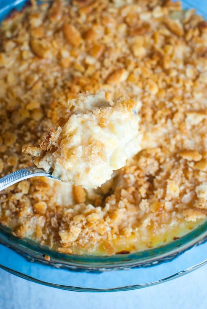 Spoonful of Pineapple Cheese Casserole