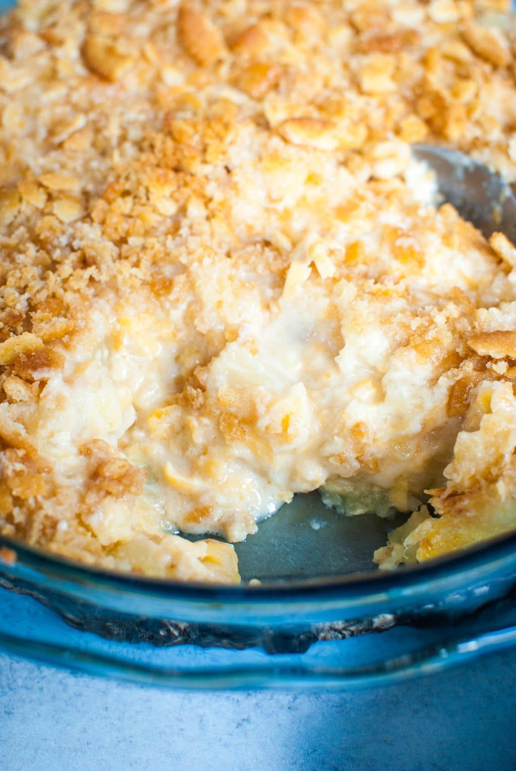 Pineapple Cheese Casserole Recipe Holiday Side Dish Idea