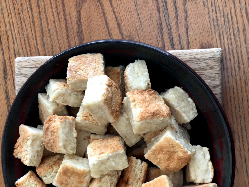 Easy homemade biscuits with 5 ingredients you have in your pantry. These are the fluffiest biscuits I've ever had, and you can freeze them, and pull out as needed!