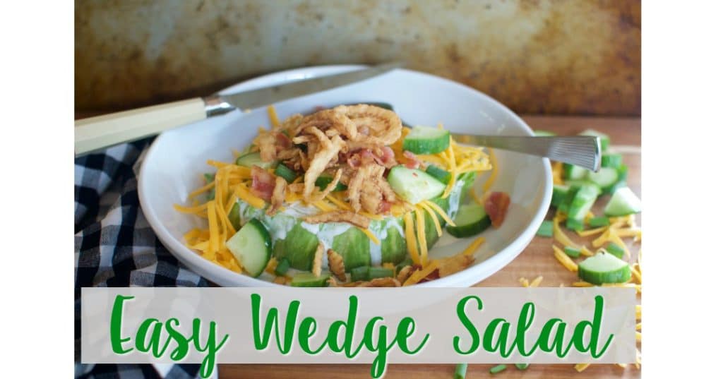 Easy Wedge Salad Cover Photo