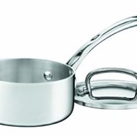 Cuisinart FCT19-14 French Classic Tri-Ply Stainless 1-Quart Saucepan with Cover