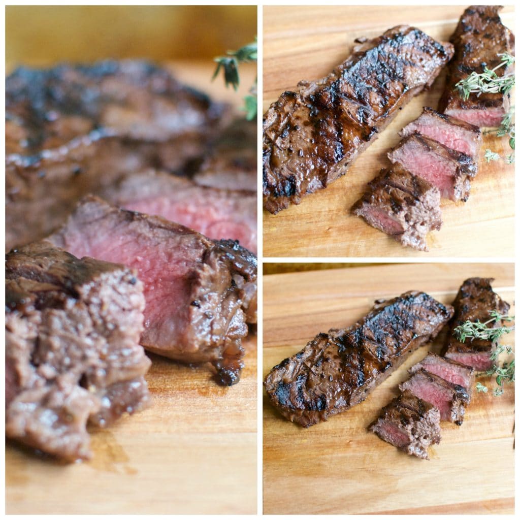 Red Wine Steak with Herbs and Garlic