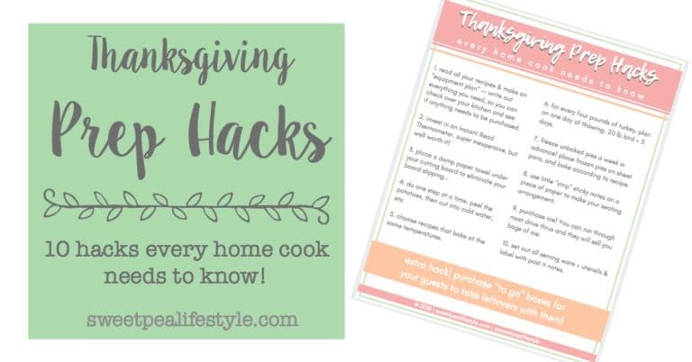 Thanksgiving Prep Hacks to Make Your Life Easier!