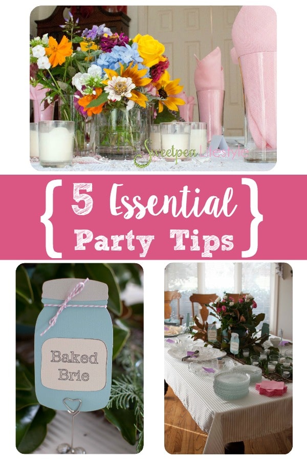 party planning tips for the busy mom