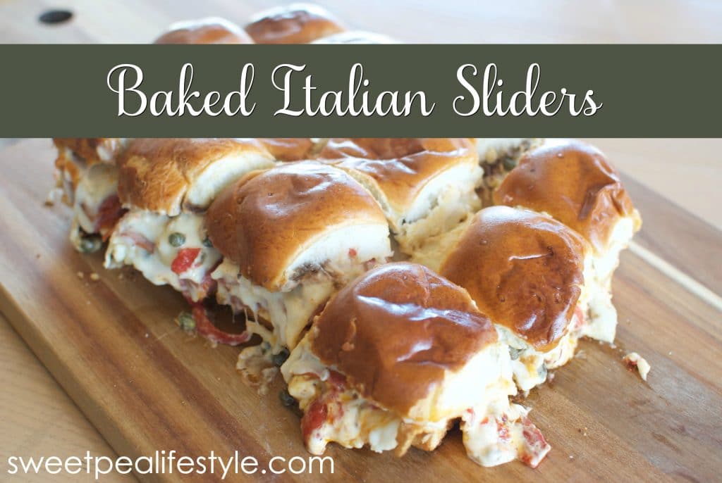 Baked italian sliders