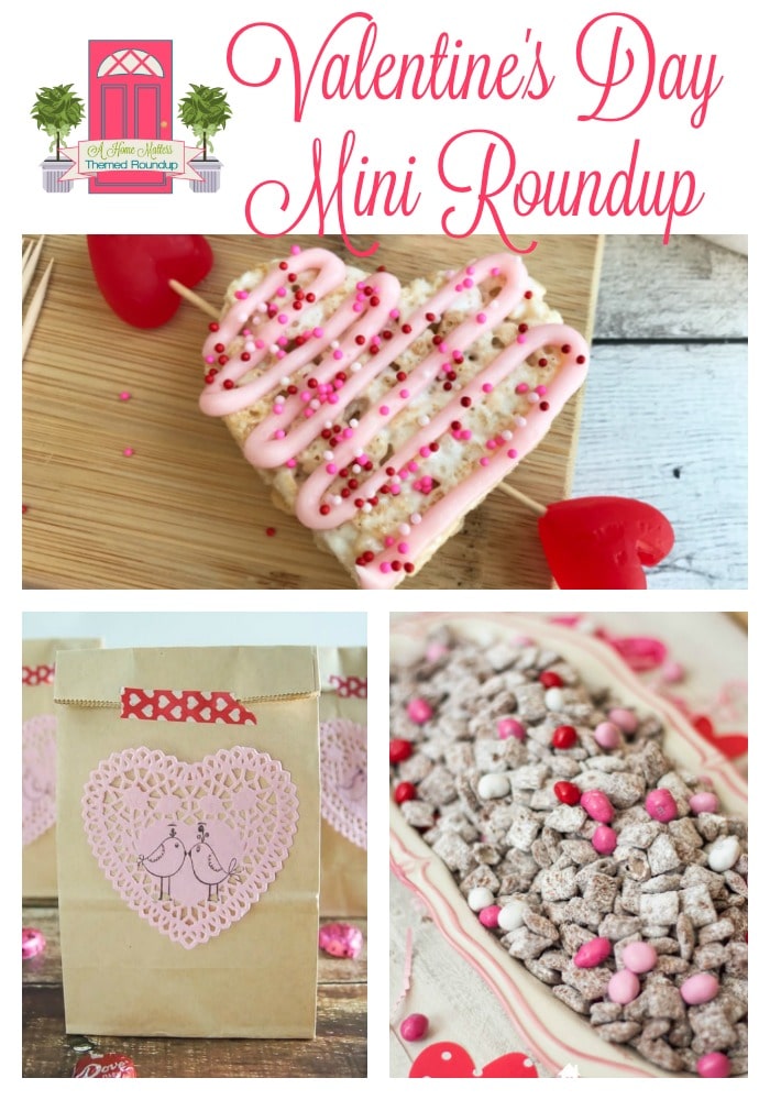 Find great ideas for sharing Valentine's Day love. Plus link up at Home Matters w/ recipes, DIY, decor. #ValentinesDay #ValentineLove #HomeMattersParty