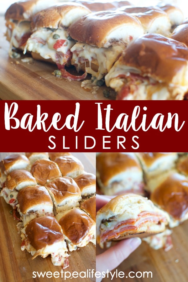 Baked italian sliders