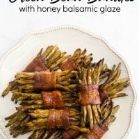 Bacon Wrapped Green Bean Bundles
