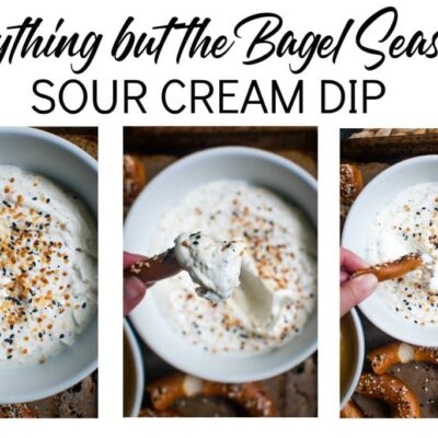 Everything but the Bagel Sour Cream Dip
