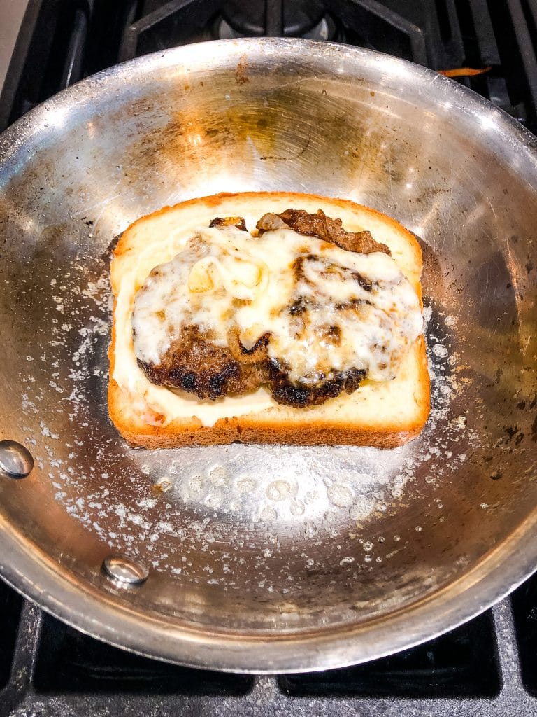 browned patty melt