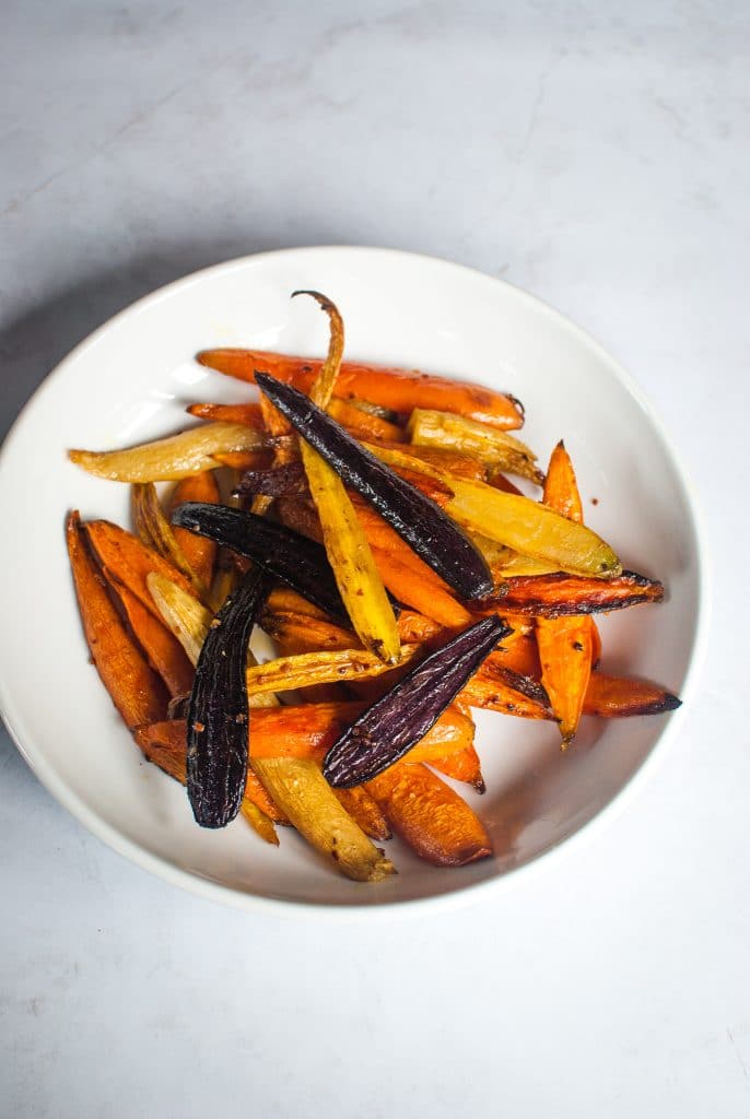 Rainbow Roasted Carrots