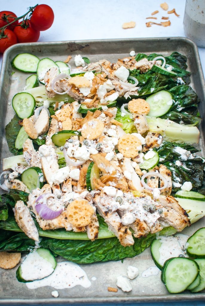 grilled greek chicken salad