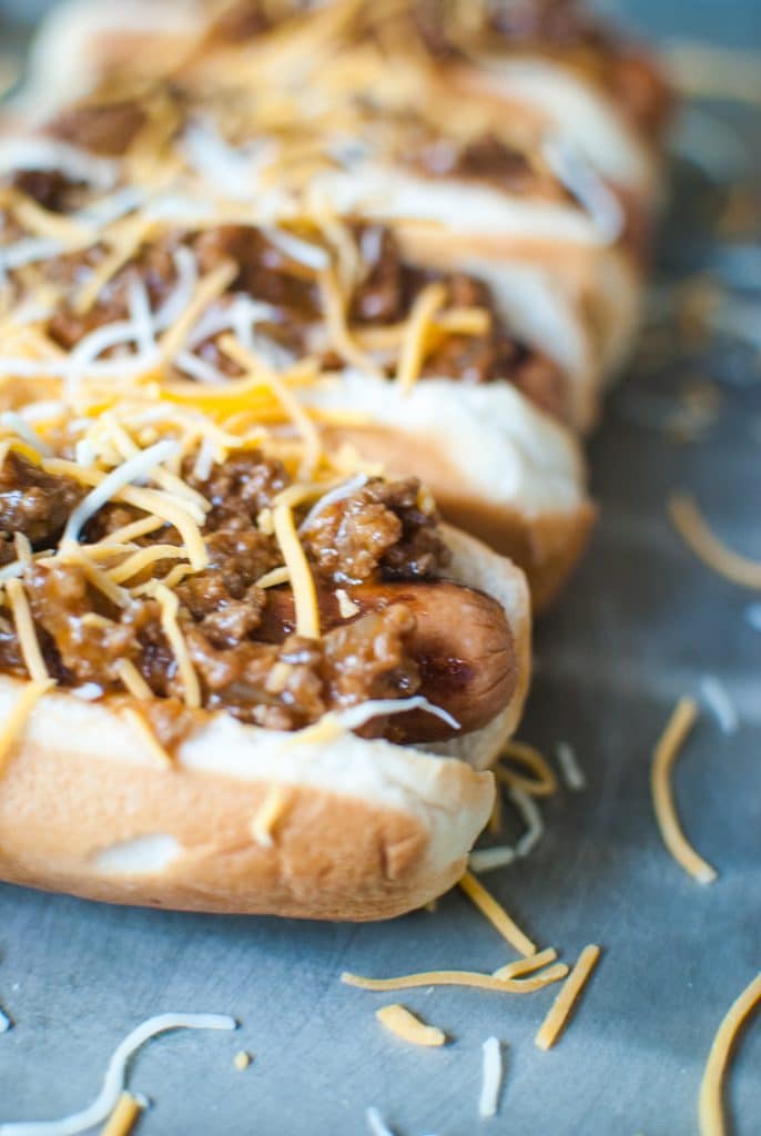 Sloppy Joe Hot Dogs | Sloppy Joe Topped Hot Dog