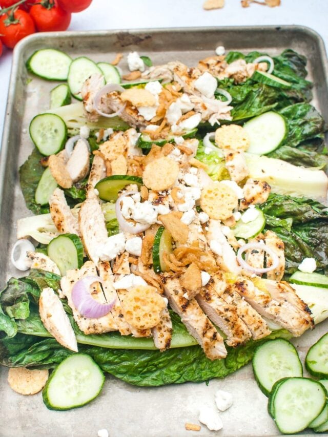 Grilled Greek Chicken Salad