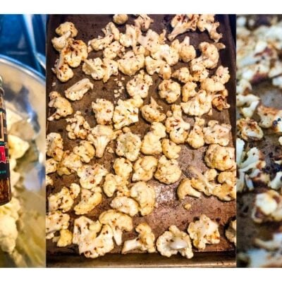 Chili Onion Crunch Roasted Cauliflower