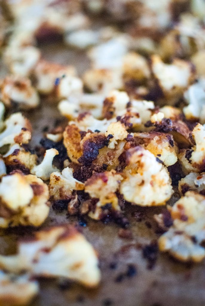 easy roasted cauliflower low carb side dish