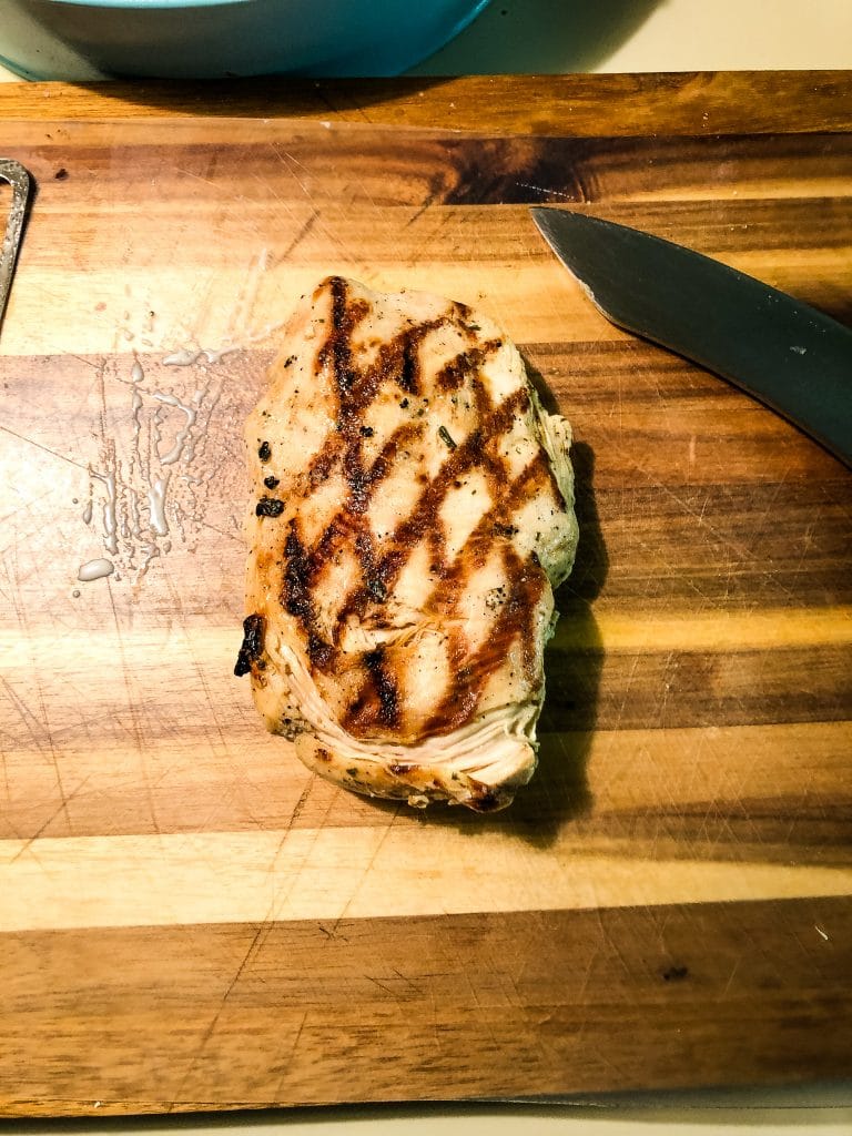 Grilled Chicken on cutting board