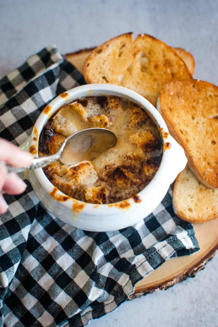 Classic French Onion Soup with Red Wine Sweetpea Lifestyle