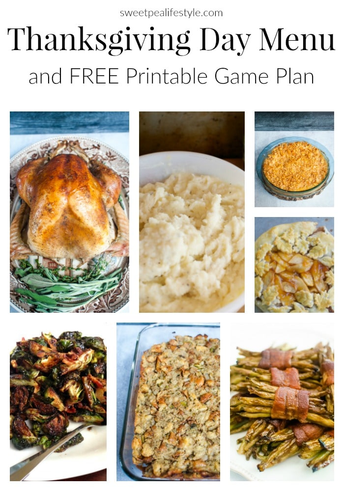 easy thanksgiving day menu idea