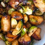 Air Fryer Teriyaki Chicken and Brussels Sprouts