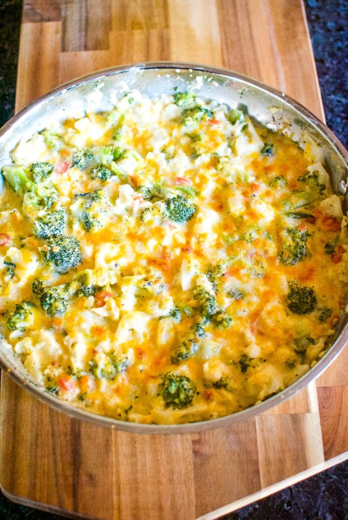 broccoli and cauliflower pimento cheese bake recipe