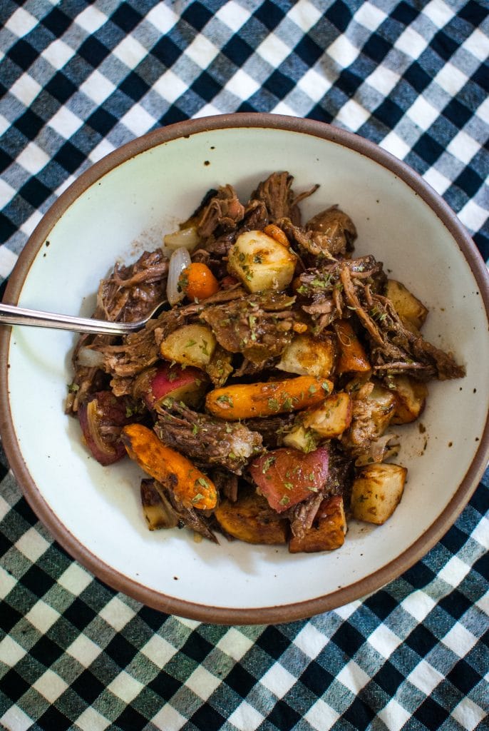 Pot Roast with Roasted vegetables