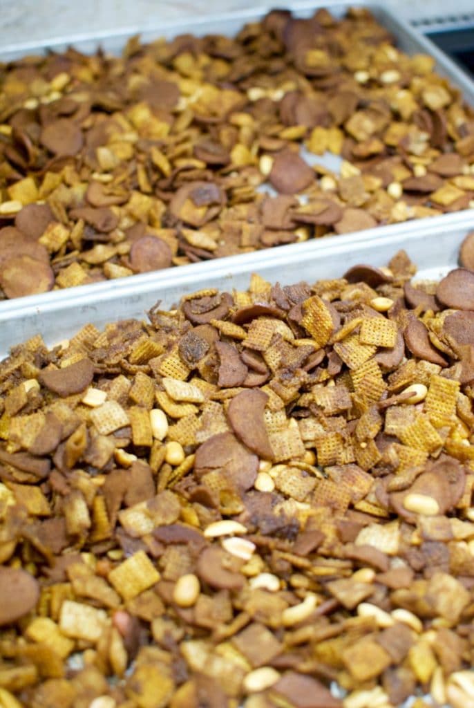 chex mix recipe for a crowd