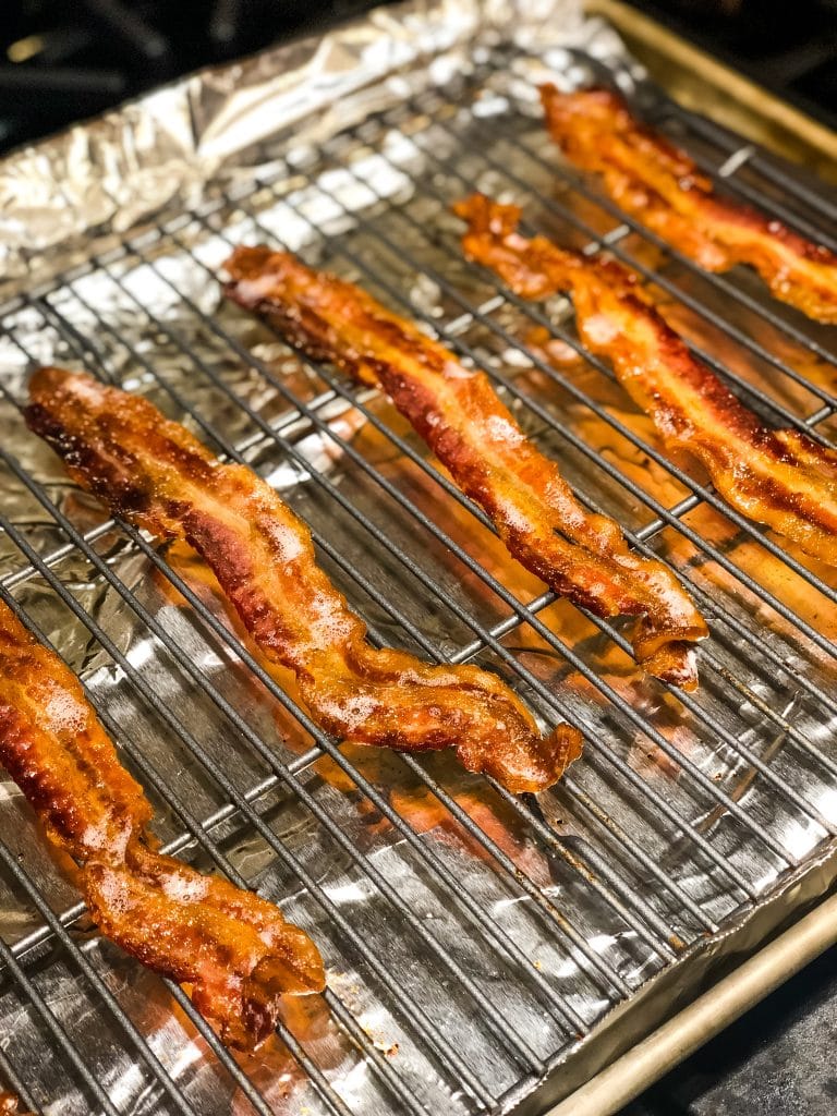 baking bacon in the oven