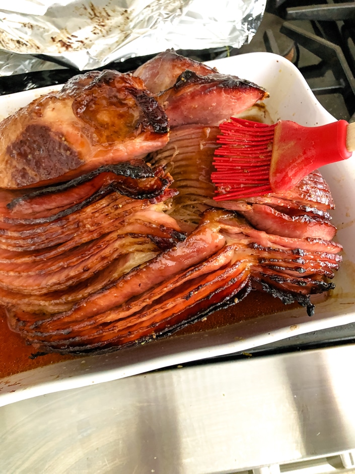 Glazing a Ham for the Holidays