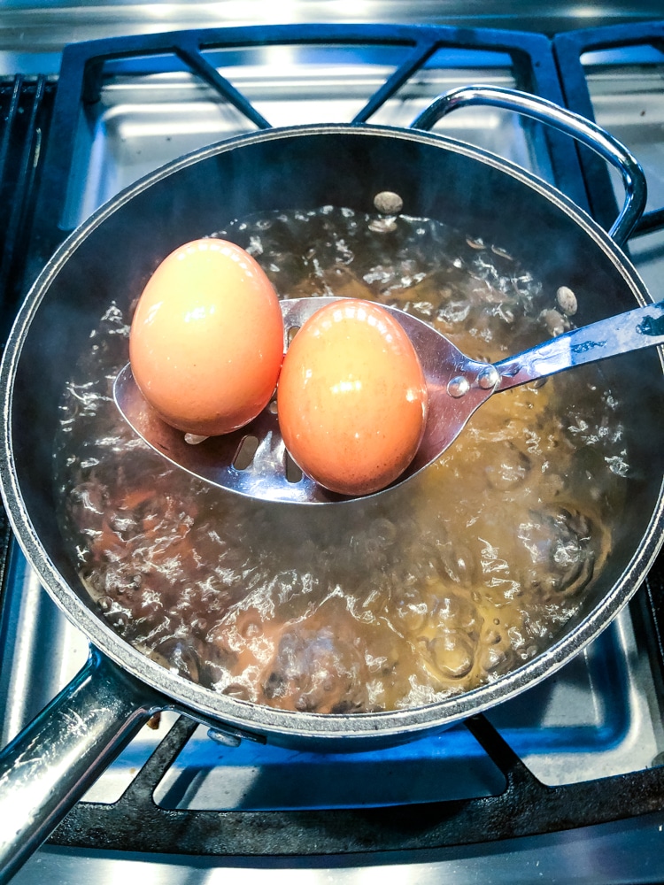 Making Jammy Eggs