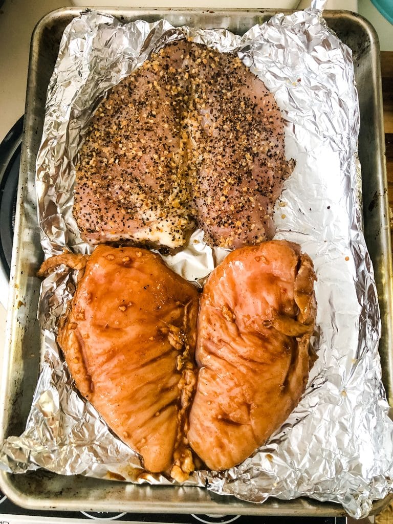 Baked Meal Prep Chicken on a Sheet Pan