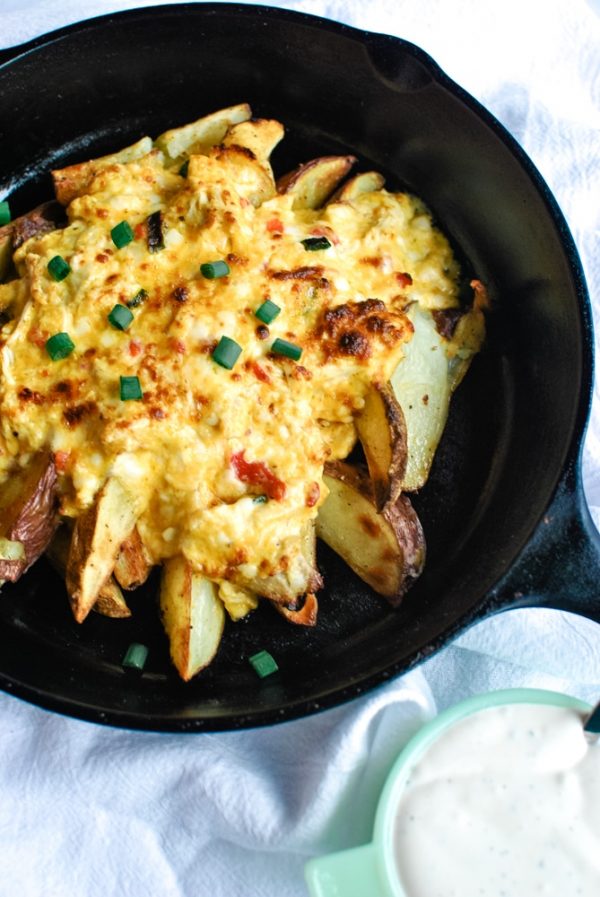 Pimento Cheese Chicken Dip Skillet Potatoes Sweetpea Lifestyle