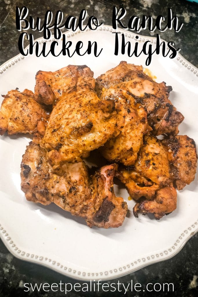 Buffal Ranch Chicken Thighs from Sweetpea Lifestyle