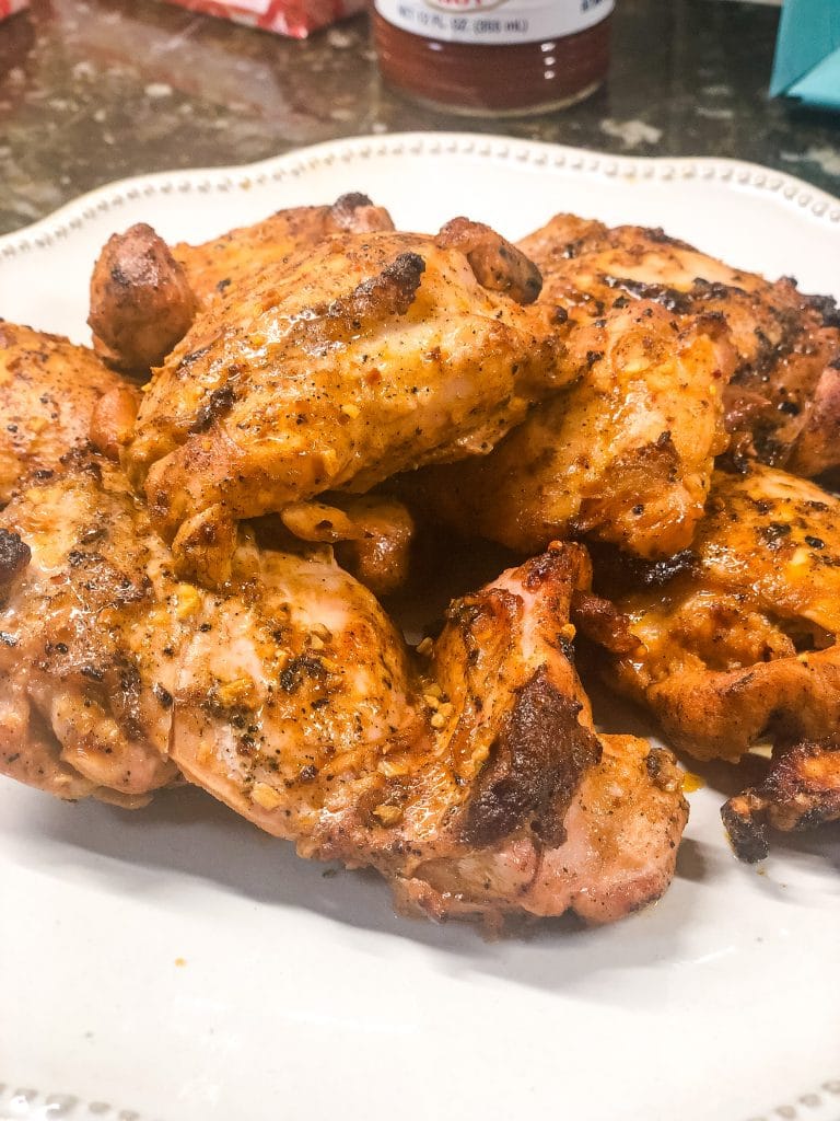 Chicken Thighs with Buffalo Ranch Sauce