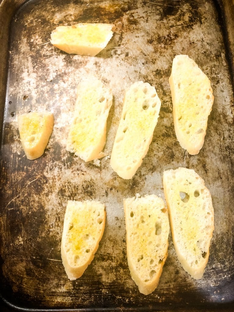 homemade croutons