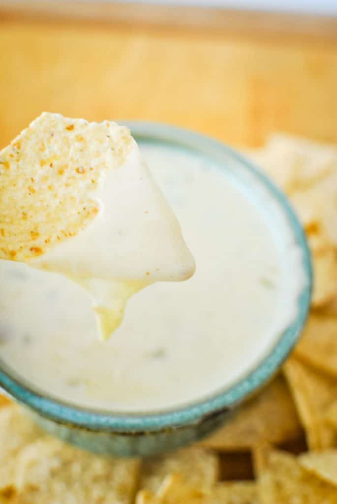 quick and easy white queso