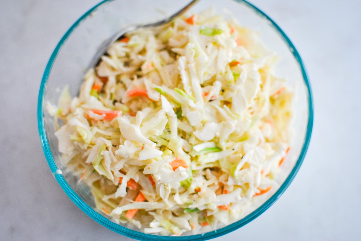 Easy Coleslaw with Homemade Dressing