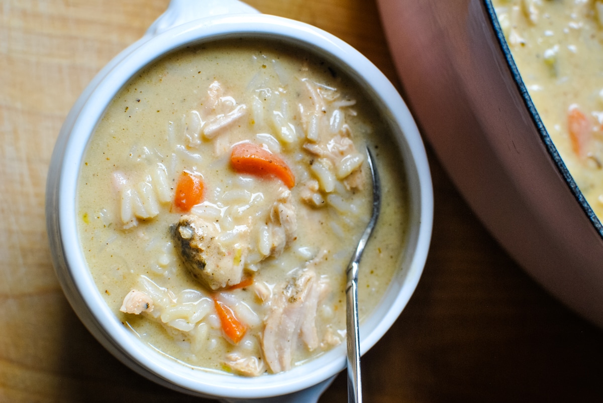 Creamy Turkey and Rice Soup Recipe