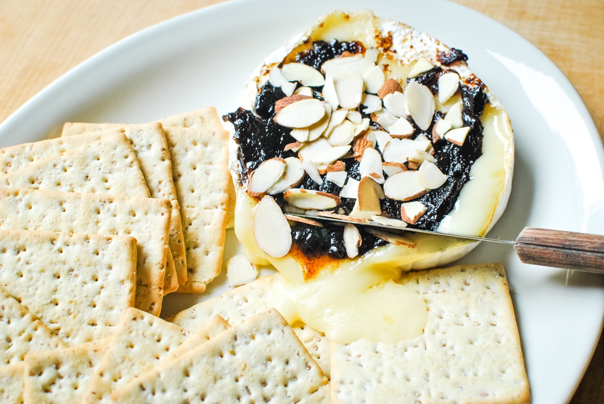 Plum Baked Brie